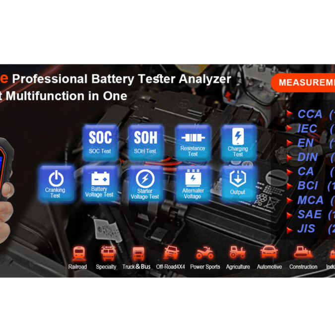 Como Medir a Resistência Interna das Baterias: Métodos e Implicações | PT - DonosHome - OBD2 scanner,Battery tester,tuning,Car Ambient Lighting