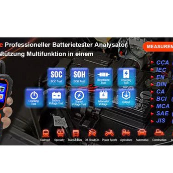 Die Bedeutung von Batterietester im Täglichen Leben ｜ DE - DonosHome - OBD2 scanner,Battery tester,tuning,Car Ambient Lighting