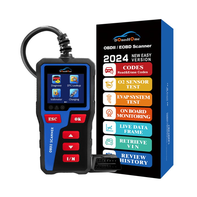 DONOSHOME 2024 new OBD2 product released, an engine diagnostic tool with a very novel appearance. - DonosHome - OBD2 scanner,Battery tester,tuning,Car Ambient Lighting
