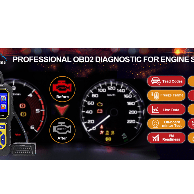 Easily diagnosed the vehicles DTC P0196 and P0195 by DonosHome AT500 OBD2 Scanner - DonosHome - OBD2 scanner,Battery tester,tuning,Car Ambient Lighting