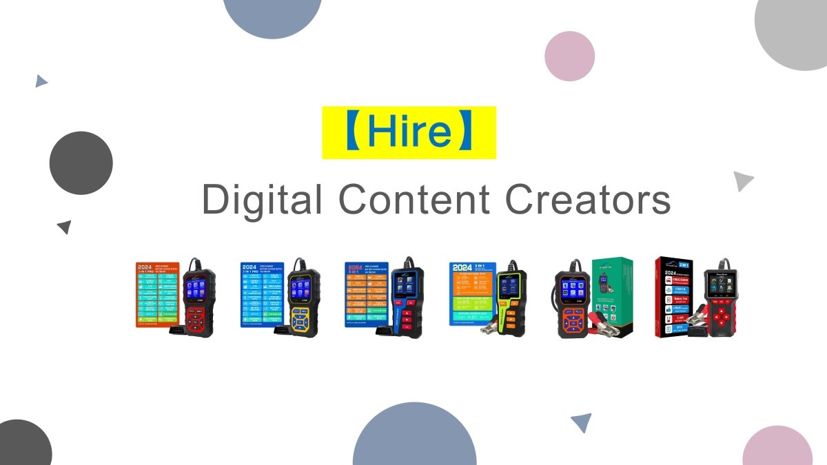 【Hire】 Digital Content Creators, Part-time, USA/UK, Create more TikTok videos - DonosHome - OBD2 scanner,Battery tester,tuning,Car Ambient Lighting