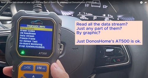 Read all the data stream of your car? Just any part of them? By graphic? - DonosHome - OBD2 scanner,Battery tester,tuning,Car Ambient Lighting