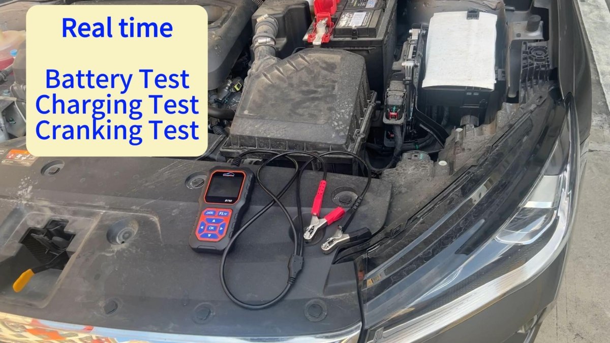 Real-time test of car battery, charging system test and starting system test by DonosHome BT60 - DonosHome - OBD2 scanner,Battery tester,tuning,Car Ambient Lighting