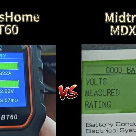 Which battery testers are the best in 2023? DonosHome BT60 Battery Tester & Midtronics MDX 600 Test - DonosHome - OBD2 scanner,Battery tester,tuning,Car Ambient Lighting