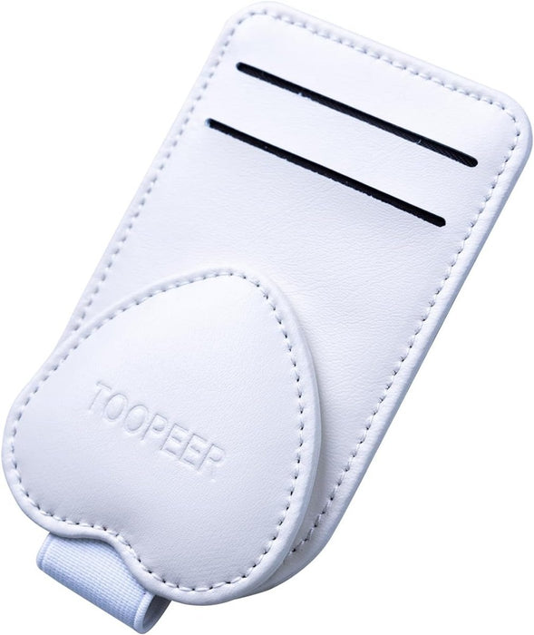 TOOPEER Sunglass Clip for Car Visor with Powerful Magnetic Fit, Cowhide Pocket Holder for Credit Card, ID, Bills, License, Truck or Auto Interior Accessories (Black) - DonosHome - OBD2 scanner,Battery tester,tuning,Car Ambient Lighting